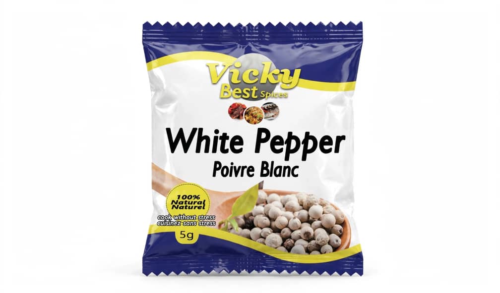 VICKY BEST SPICES White Pepper 5 gram – GTIN 6176000185772