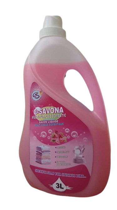 C-SAVON Savon Liquide Multi-usage Domestique Parfum Fraise 3 litre – GTIN 6174000228017