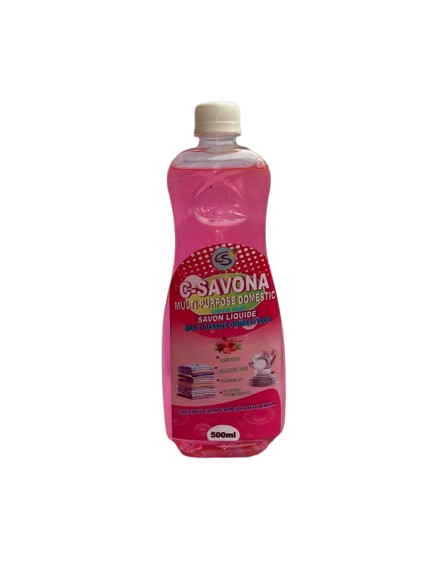 C-SAVONA Savon liquide multi-usage domestique Parfum fraise 500 millilitre – GTIN 6174000228314