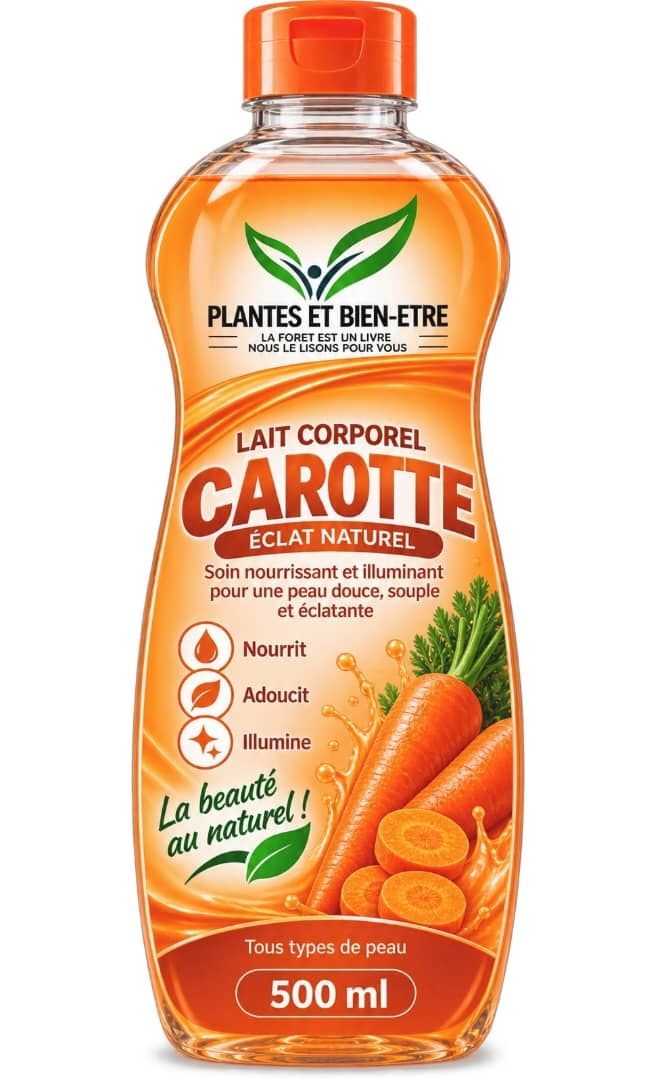 PLANTES ET BIEN-ÊTRE GLYCÉRINE À LA CAROTTE 500 millilitre – GTIN 6174000251879