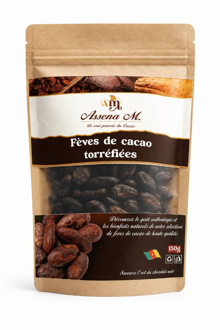 ASSENA M Fève de cacao torréfiée 150 gram