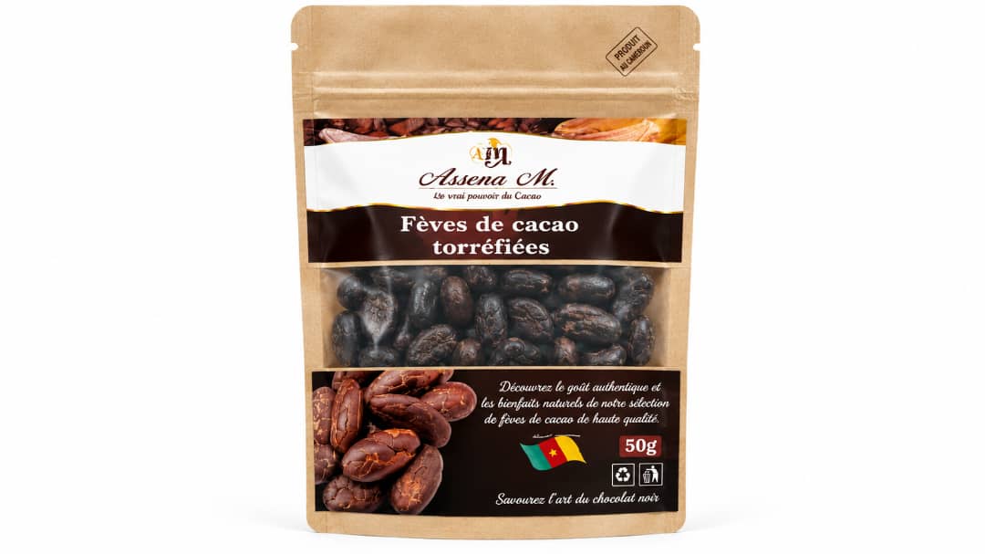 ASSENA M Fève De Cacao Torréfiée 50 gram