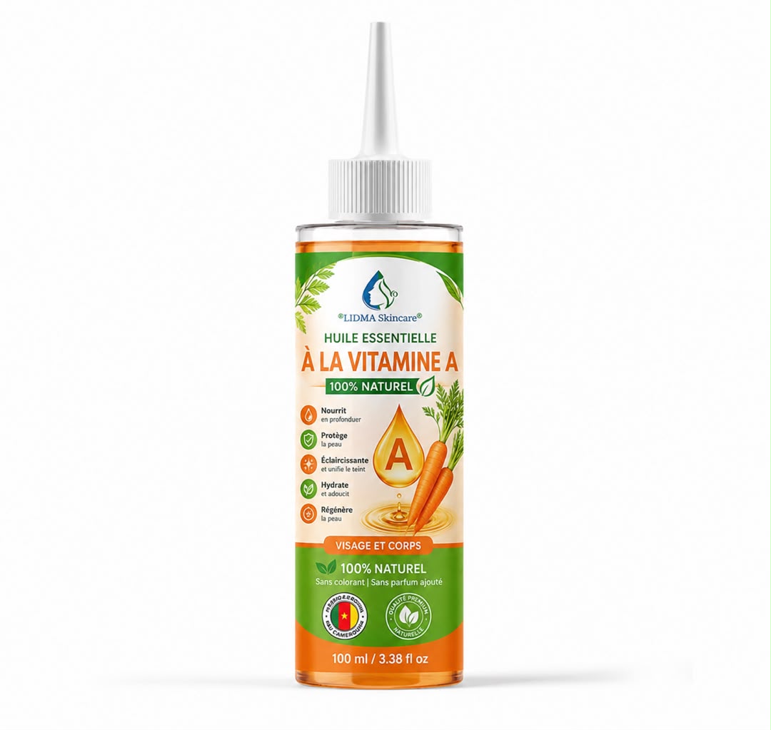 LIDMA SKINCARE Huile Essentielle A La Vitamine A Naturelle 100 millilitre – GTIN 6176000104964