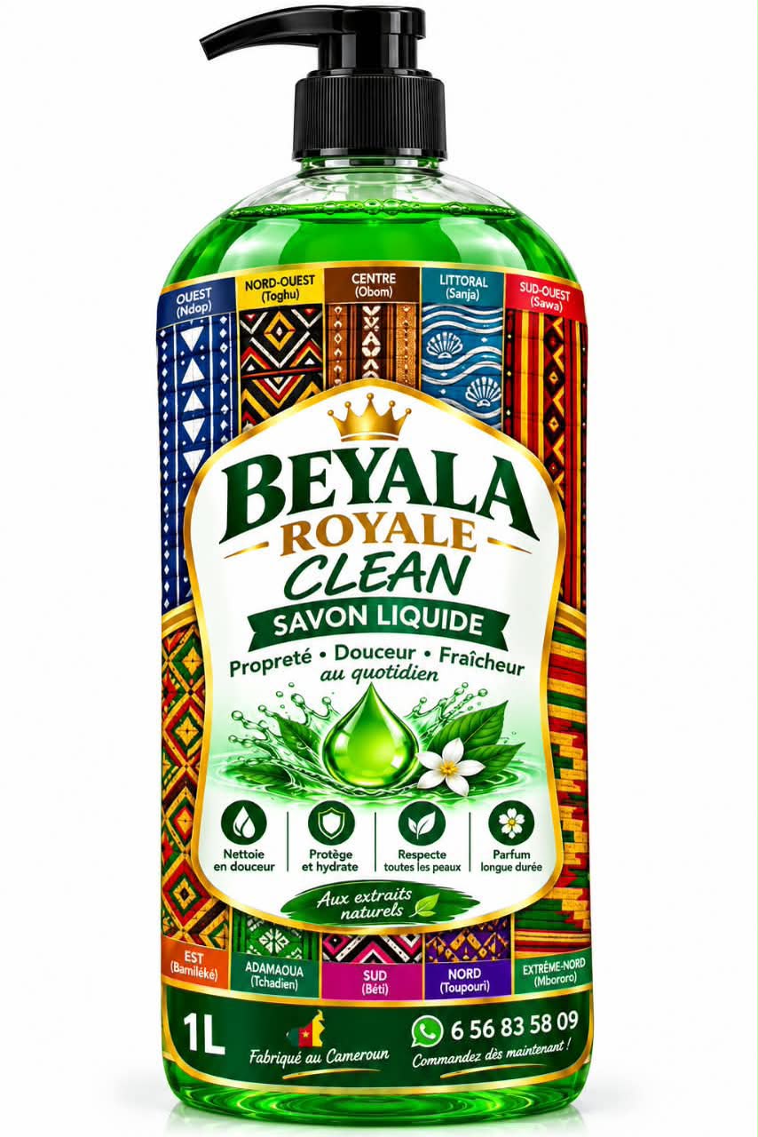 BEYALA ROYALE CLEAN Savon Liquide vert 1 litre – GTIN 6177000029257