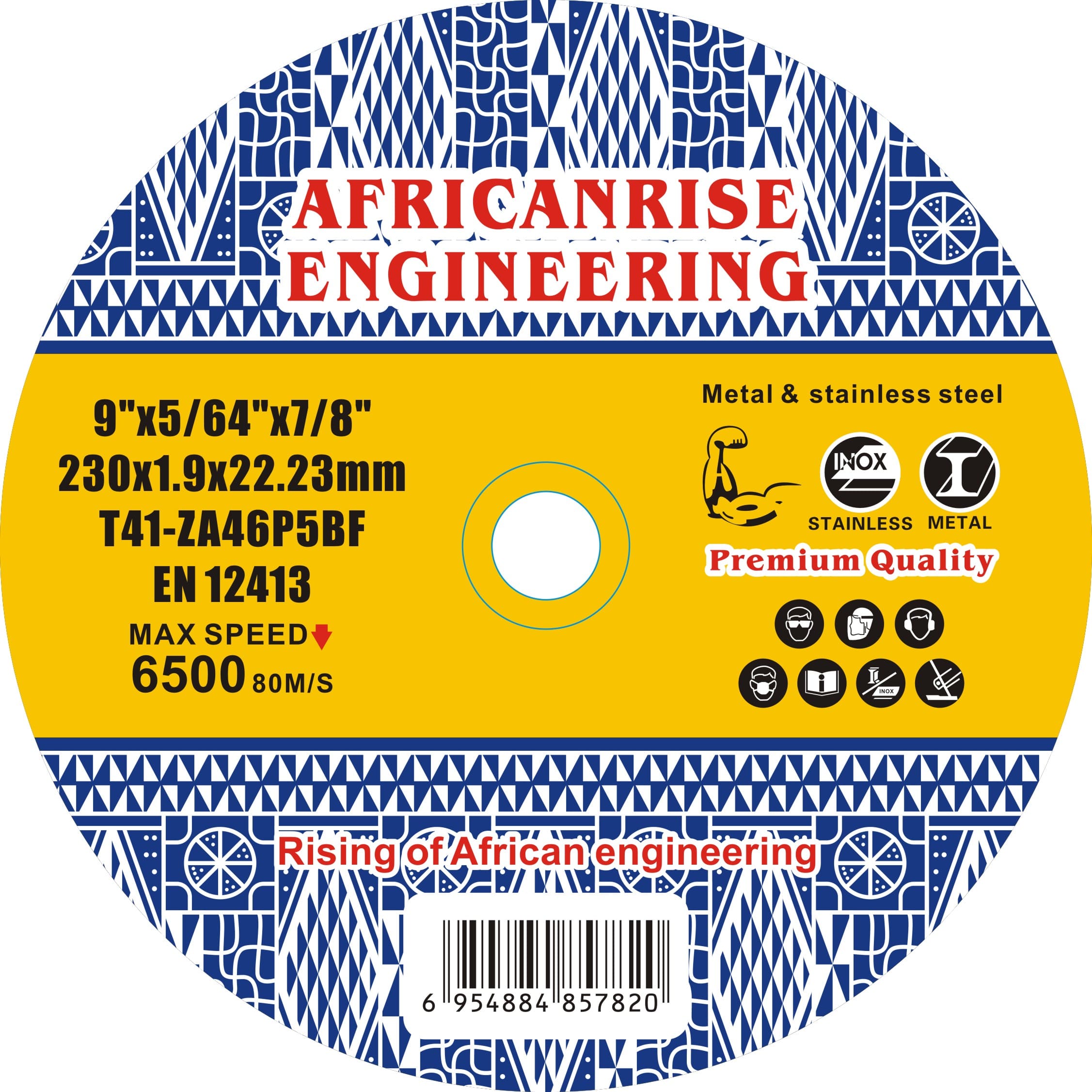 AFRICANRISE ENGINEERING Disque A Tronçonner grand modèle 230*1.9*22.23mm 1 piece – GTIN 6176000185116