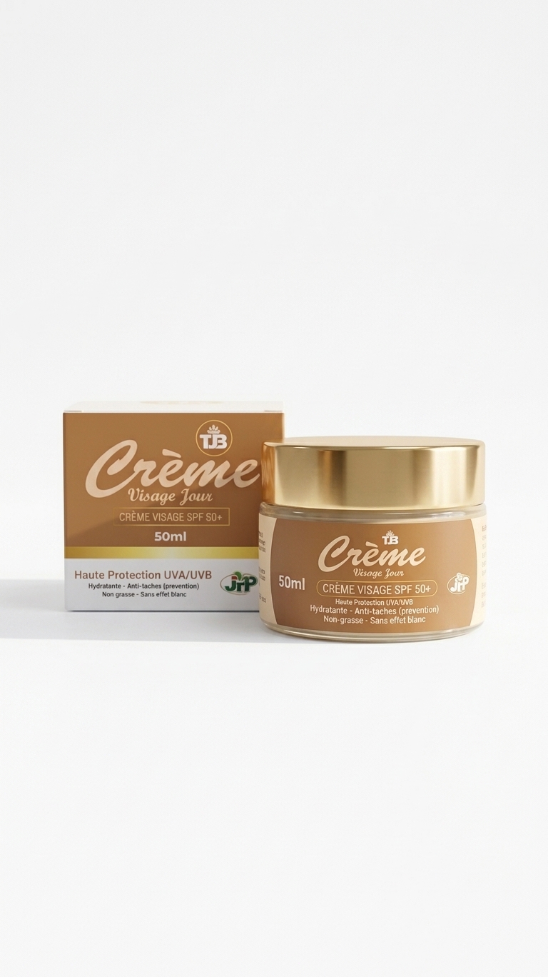 TJB Crème Visage jour spf50 50 Millilitre