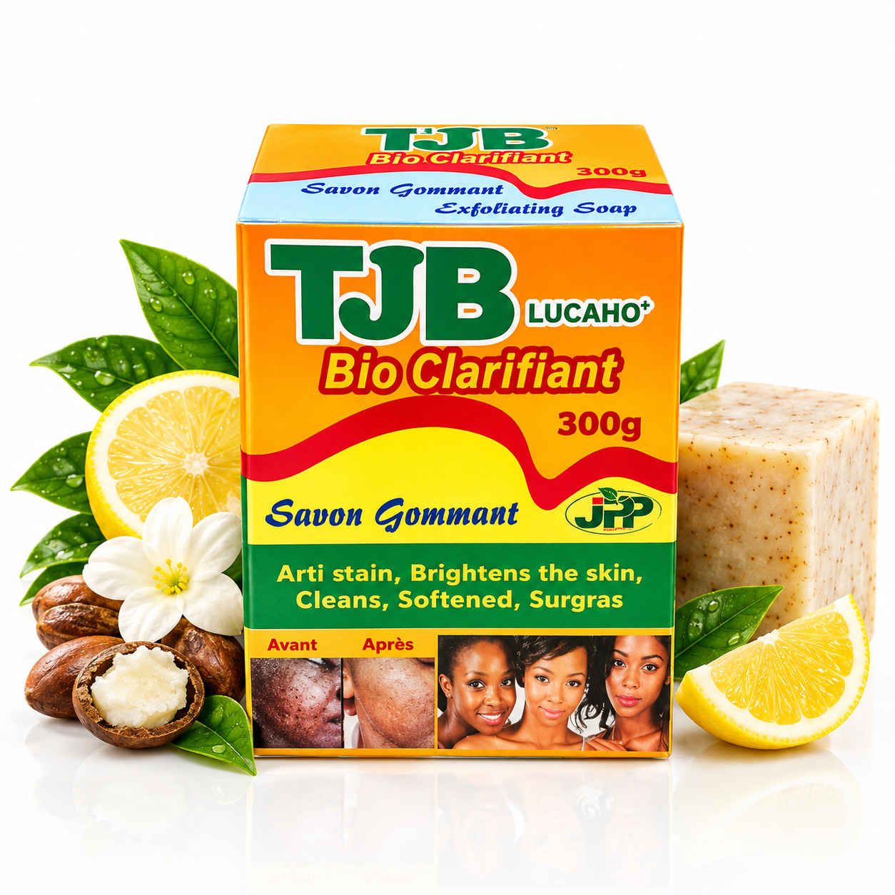 TJB LUCAHO+ Savon Gommant Clarifiant 300 Gram