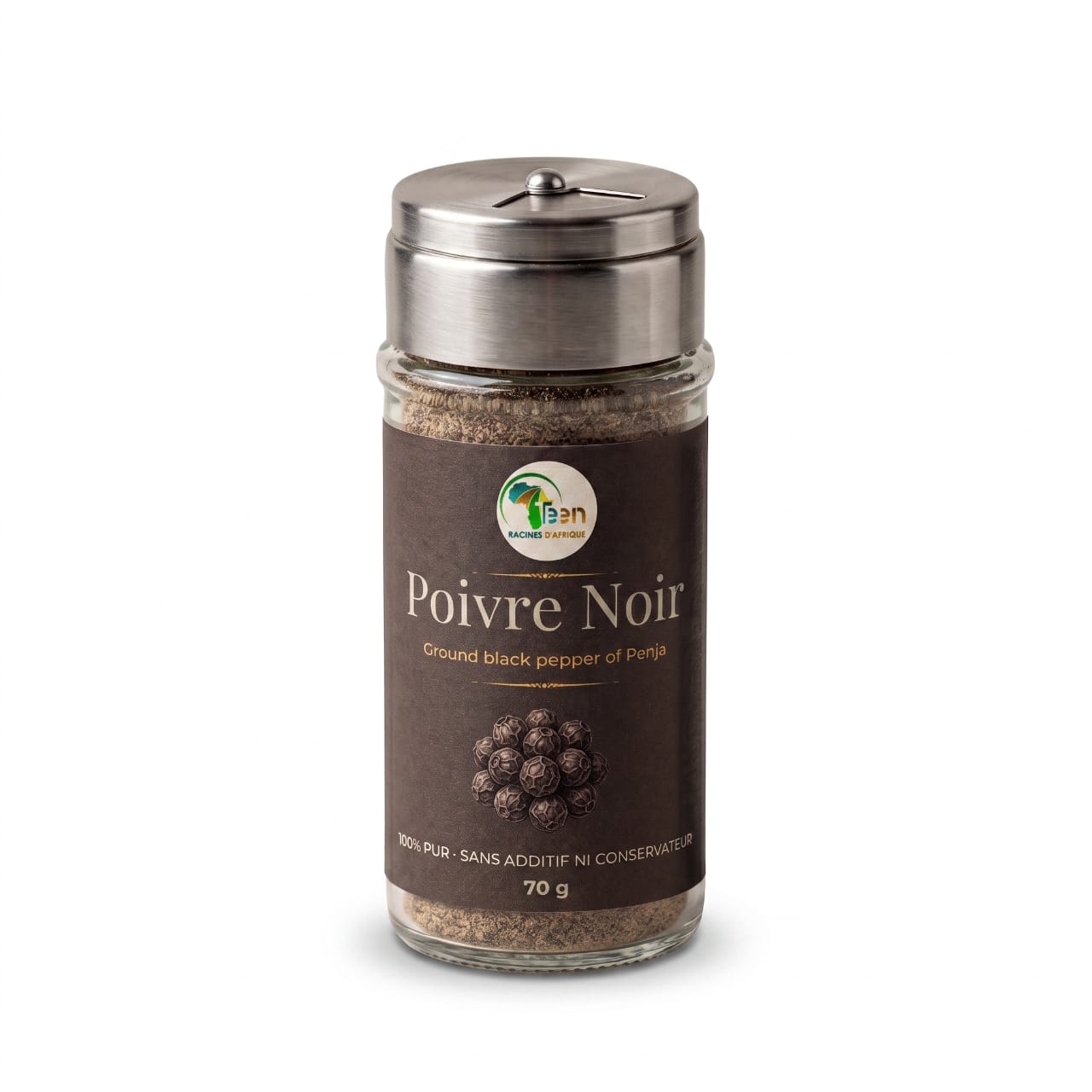TEEN RACINES D'AFRIQUE Poivre Noir de penja 70 gram – GTIN 6177000029011